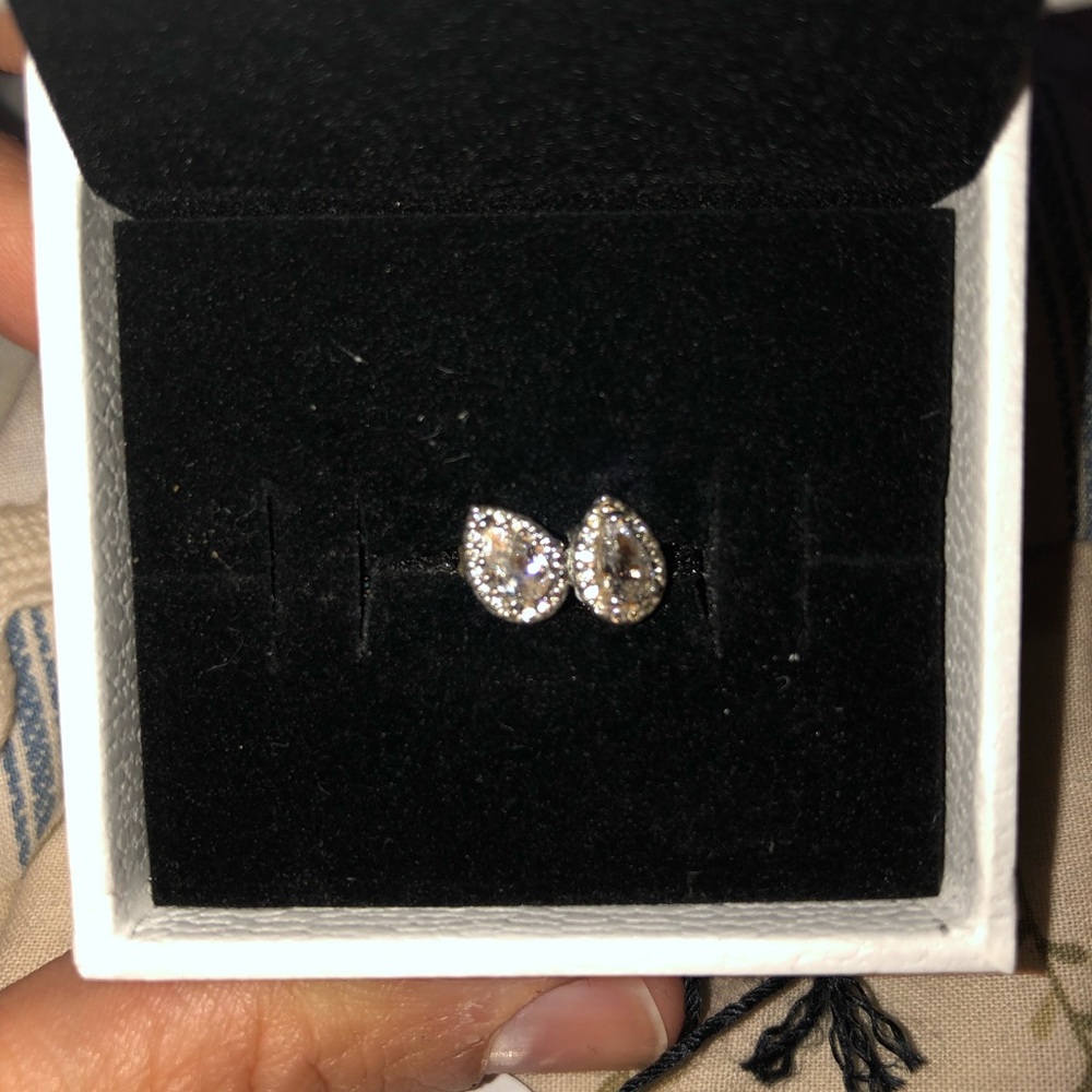 Pandora teardrop earrings